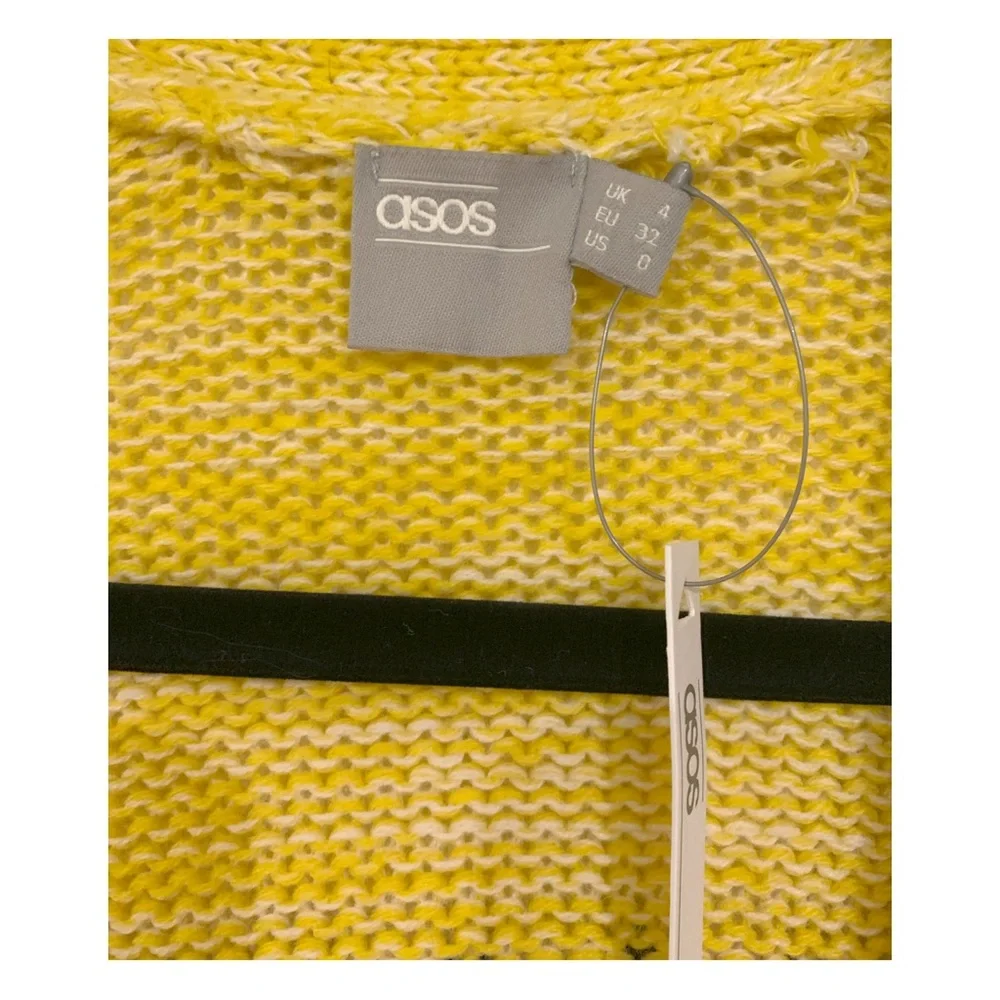 ASOS Cardigan DESIGN premium fringe cardigan NEW WITH TAGS Size 0